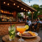 Drinks at a local happy hour