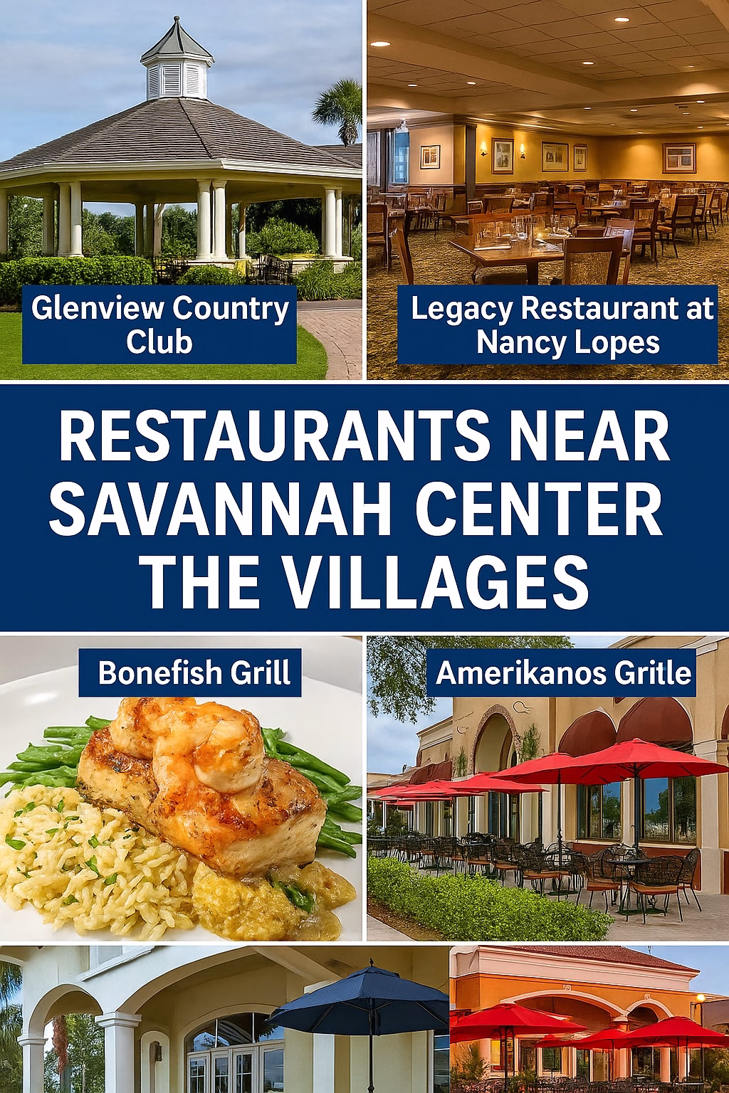 Restaurants near Savannah Center The Villages
