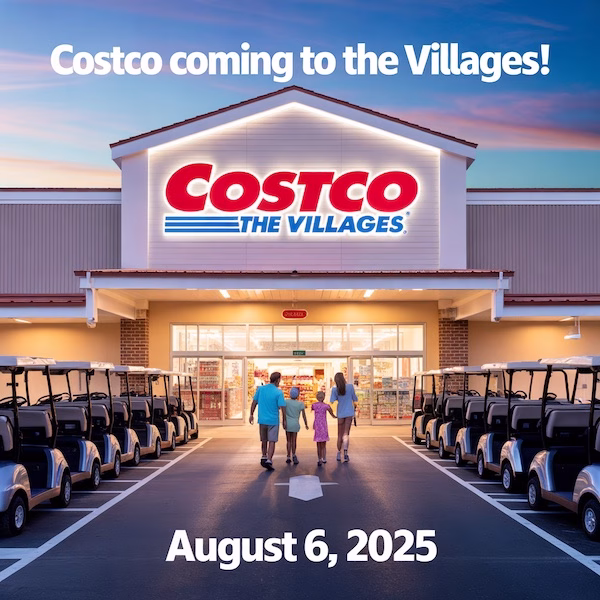 Costco in The Villages store announcement