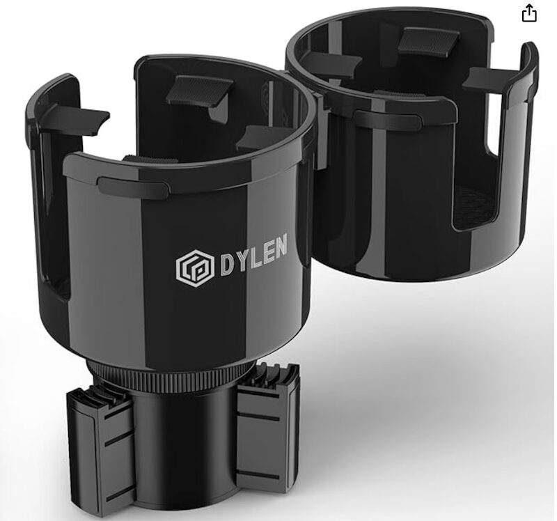 DYLEN 2-in-1 Golf Cart Cup Holder Expander for large bottles and tumblers in The Villages