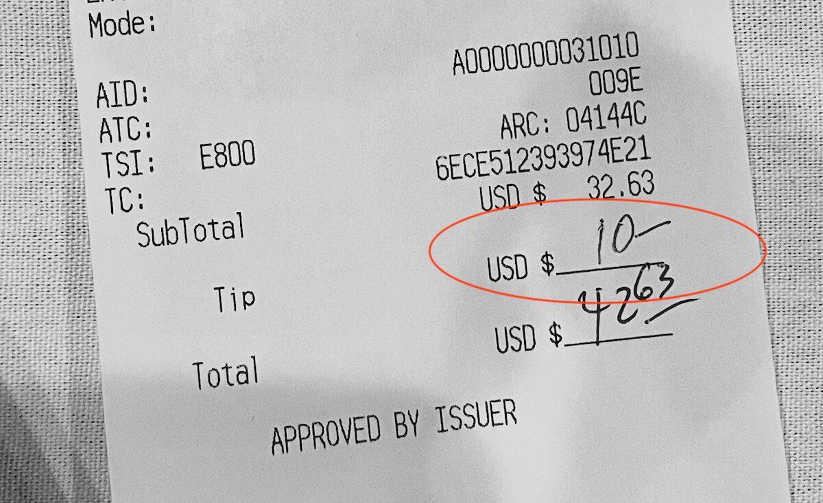 Watch Your Restaurant Receipts: Villagers Report Tip Overcharges at Local Restaurants