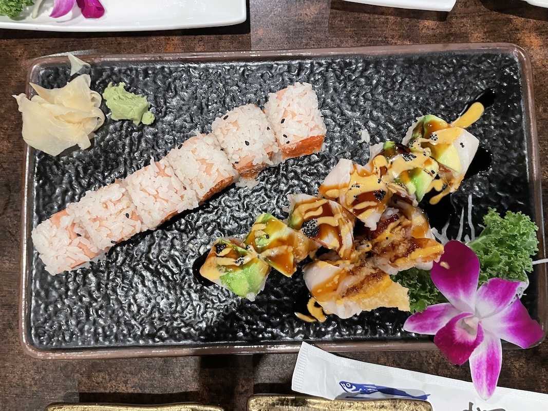 Jimmy Smith roll at Sakura Japanese Restaurant