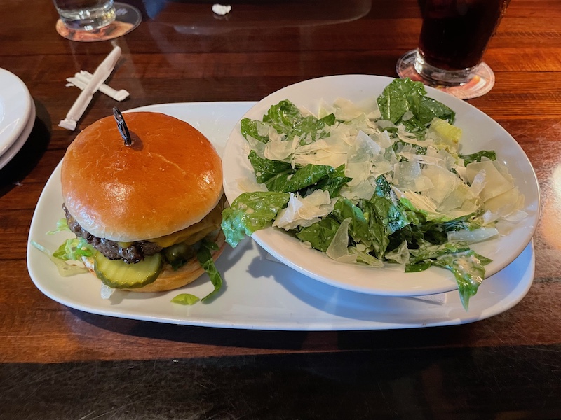 Half-Pound Cheeseburger lunch at LongHorn Steakhouse Lady Lake