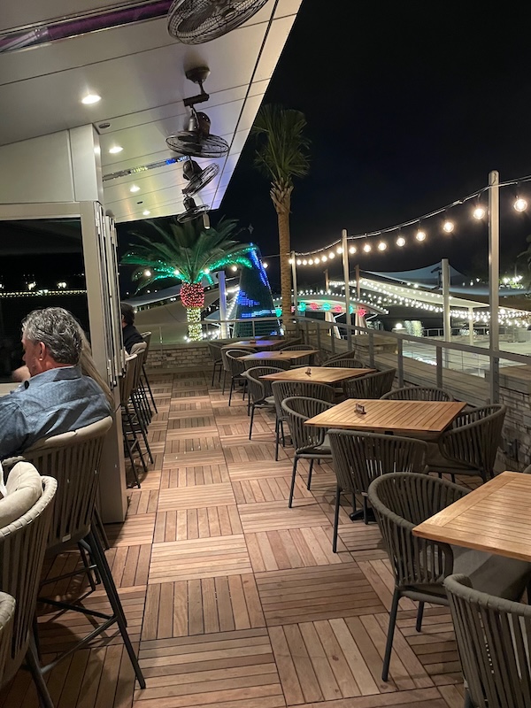 Prime and Ember rooftop bar overlooking Eastport