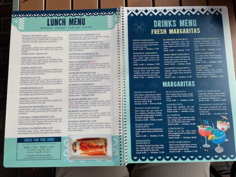 tequila cantina lunch menu 1 768x576