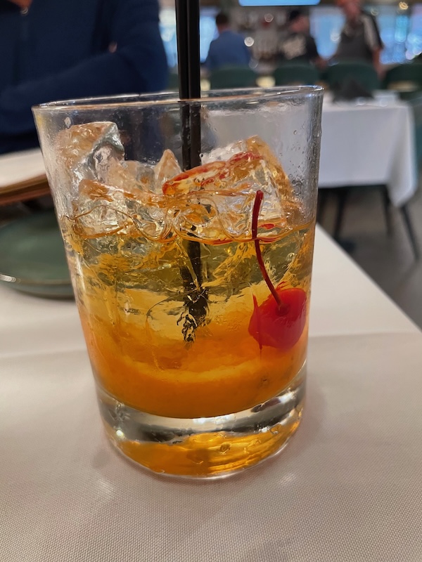 Old Fashioned cocktail at Bella Vita Italian Steakhouse