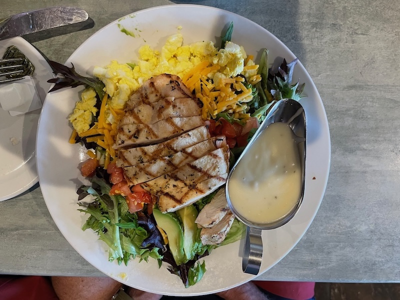 Chicken Cobb salad at Havana Country Club