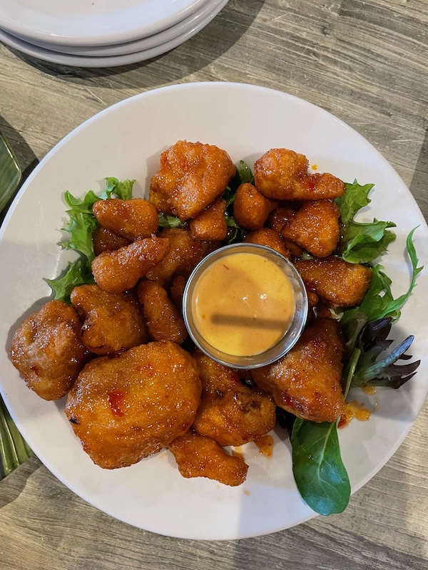Thai cauliflower appetizer at Havana Country Club The Villages