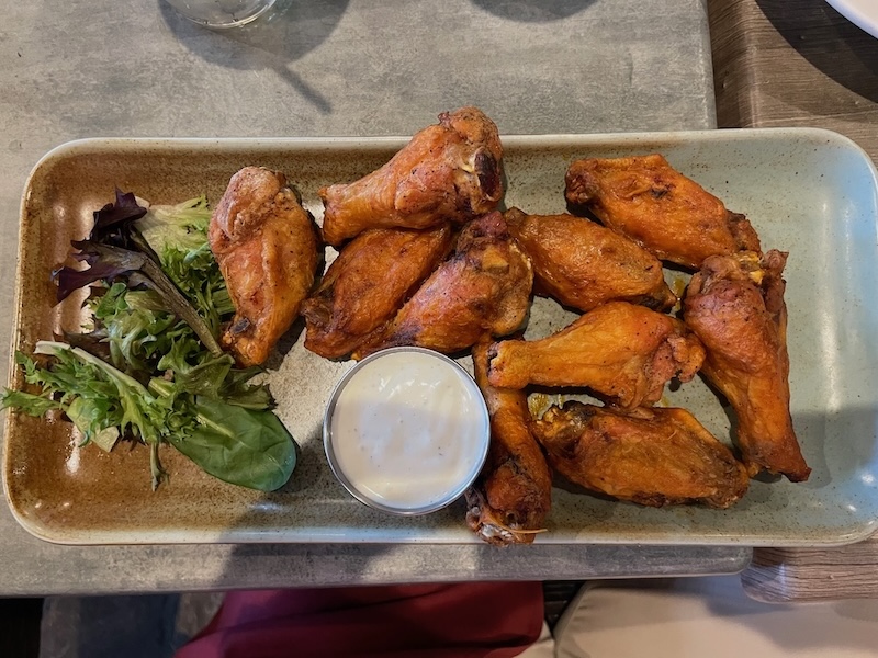 Chicken wings appetizer at Havana Country Club The Villages