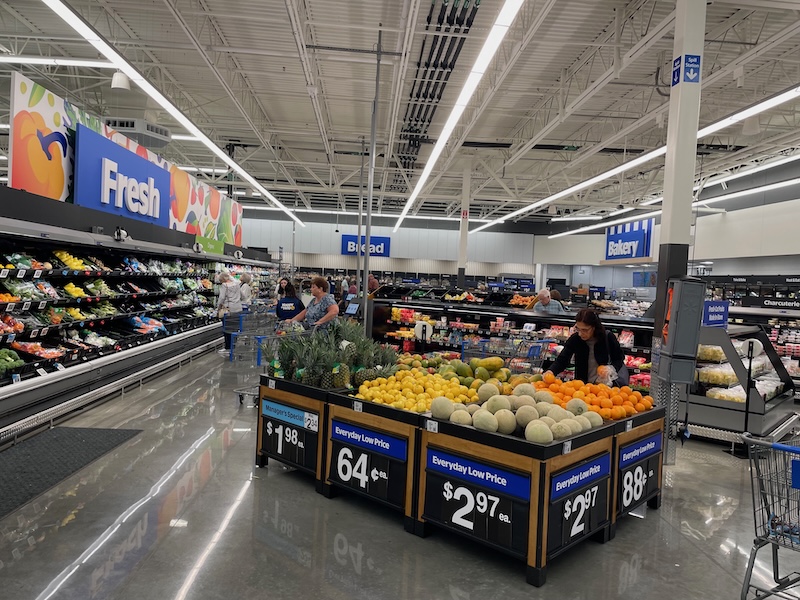 Walmart SR-44 produce department