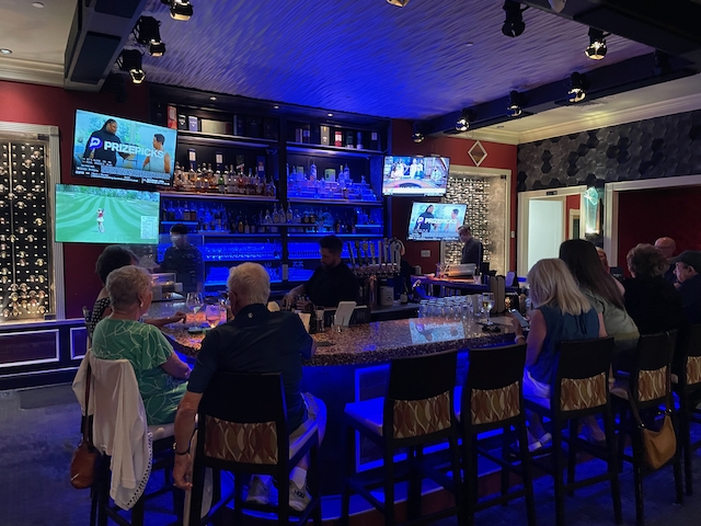 Bar area at Nancy Lopez Legacy Restaurant in The Villages