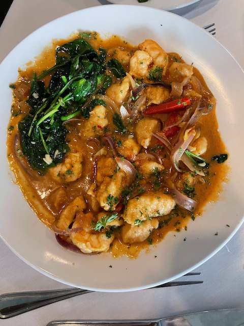 Boom Boom Chicken and Shrimp at Nancy Lopez Legacy Restaurant