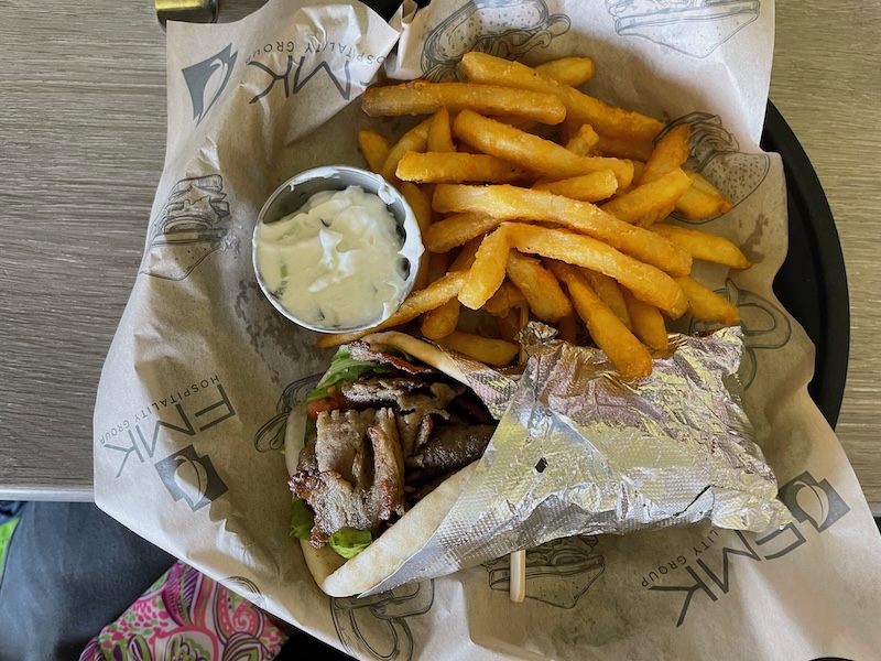 Gyro basket at Evans Prairie Country Club