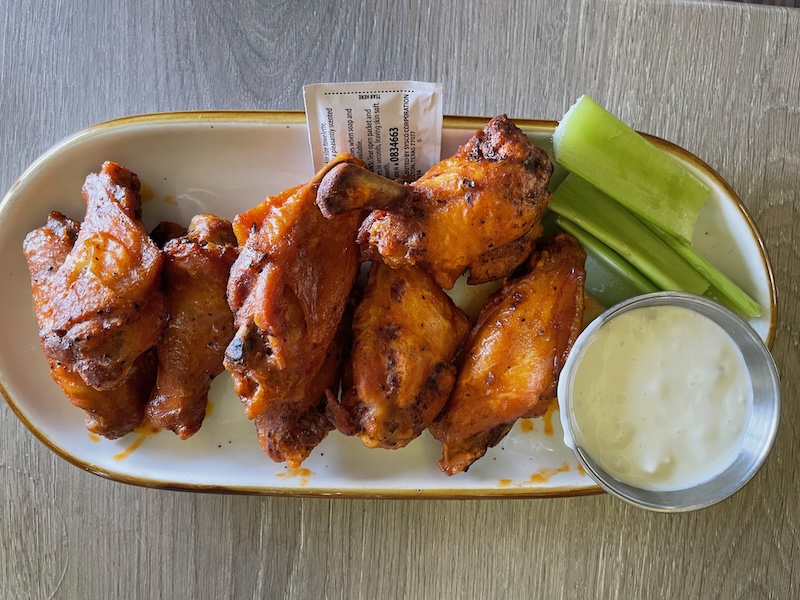 Chicken wings at Evans Prairie Country Club in The Villages