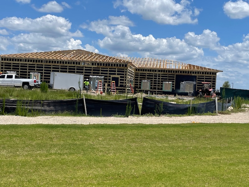 Construction progress at Pullman Recreation Center in The Villages
