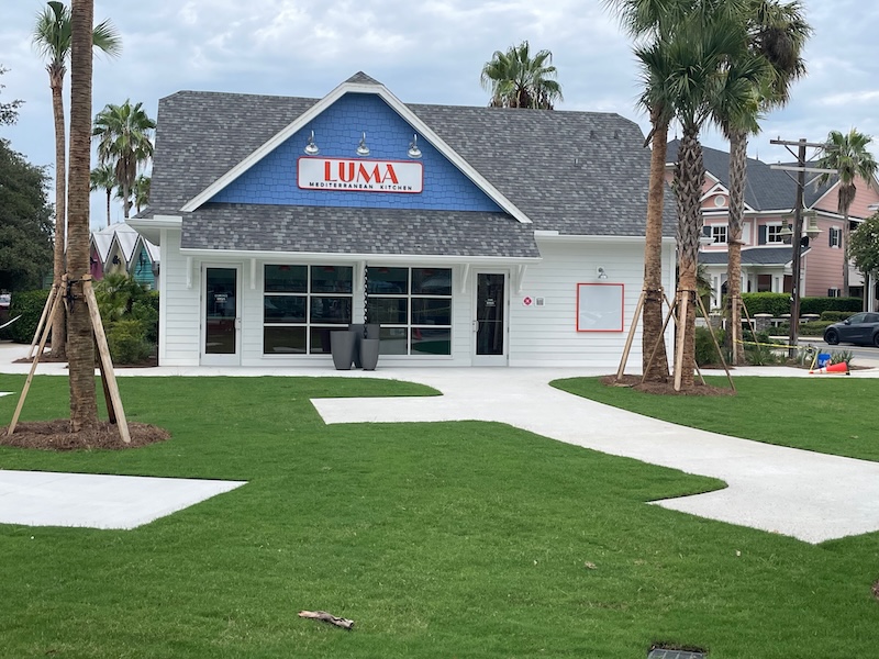 Luma Mediterranean Kitchen nearing completion at Lake Sumter Landing in The Villages