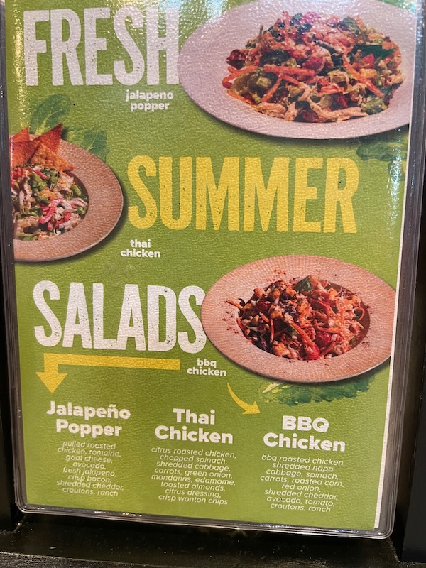 Summer salad special with fresh vegetables
