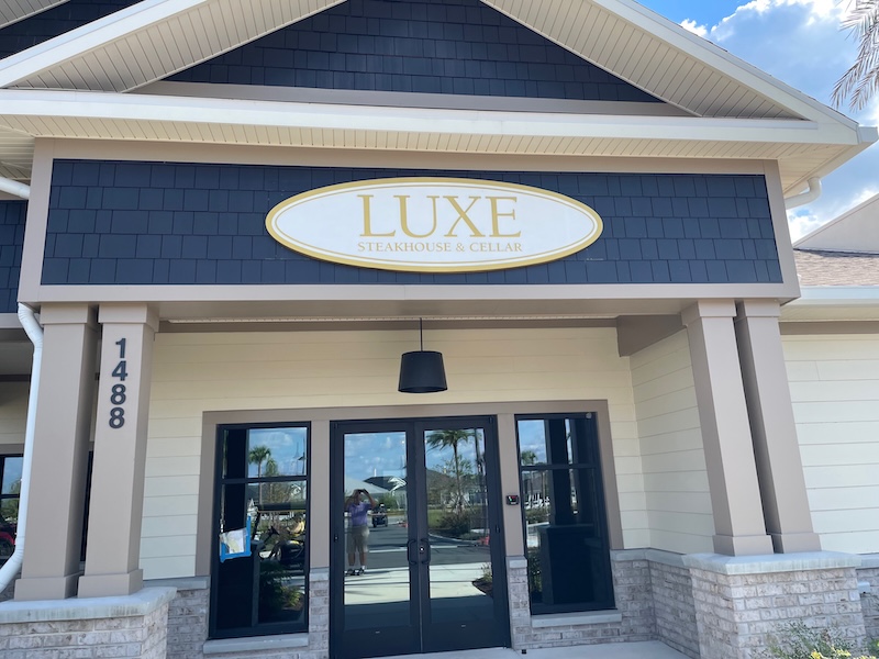 LUXE Steakhouse and Cellar exterior