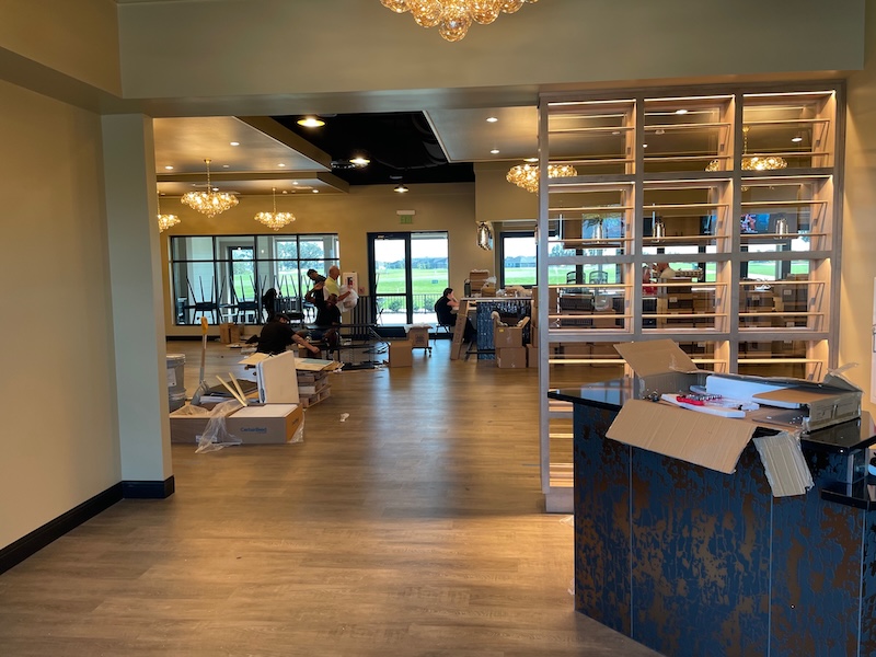 Inside LUXE Steakhouse and Cellar as construction nears completion