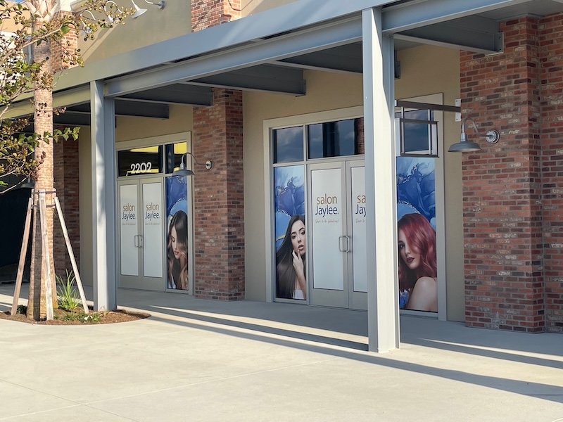 Salon Jaylee storefront at Middleton’s new Publix plaza