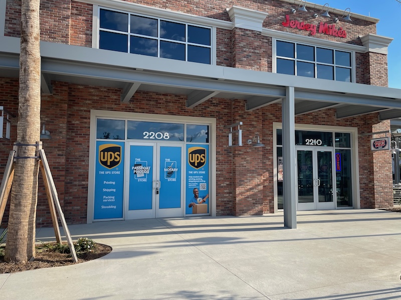 Future UPS Store storefront at Middleton’s new Publix plaza